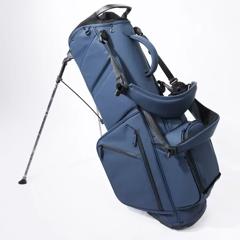 ASL GOLF Lightweight 14 Way Stand Bag Waterproof PU Leather Golf Club Organizer for Men Custom Logo Portable Carry Case