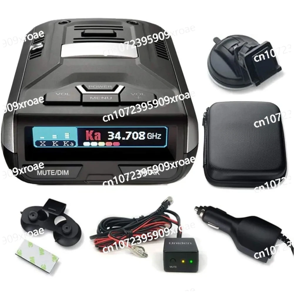 

R3DSP R3 Dsp Extremely Long-Range Radar Detector/Laser Detector & RDA-HDWKT Radar Detector Smart Hardwire Kit, OLED