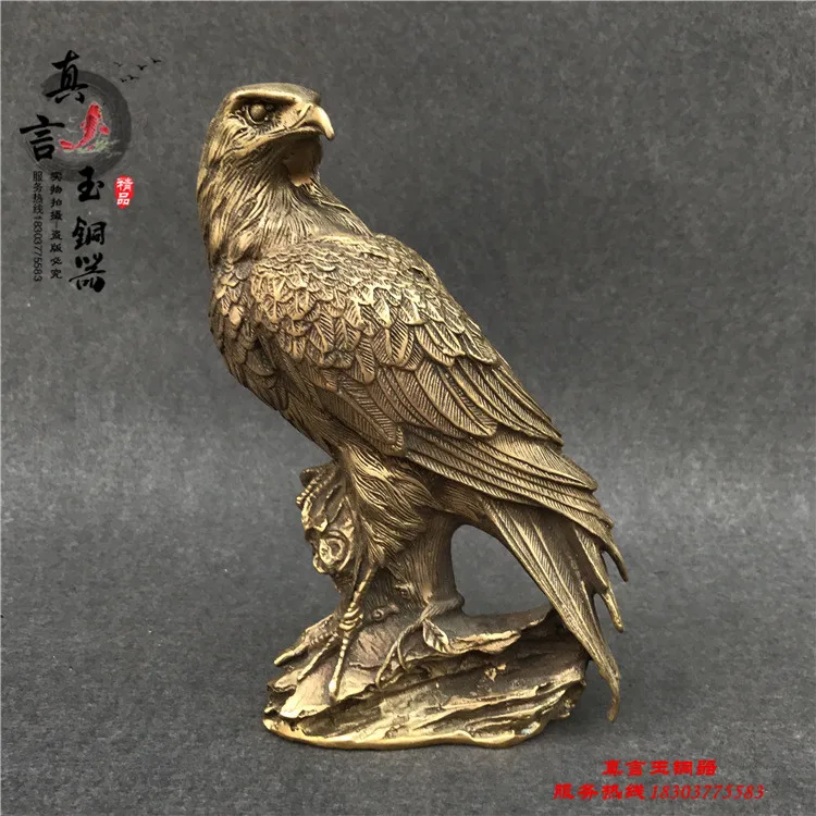 Pure copper eagle brass eagle copper bird visionary career office