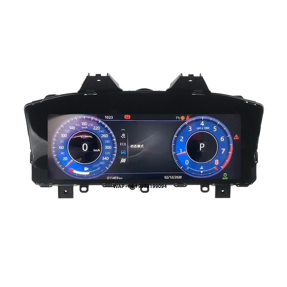12.3 ''Panel Instrumen Digital untuk Mobil XF 2016-2019, Layar LCD Dashboard, Speedometer, Kokpit Virtual, Panel Instrumen Digital