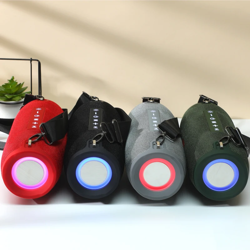 T&G TG322 wireless Bluetooth speaker High Power  LED light Portable subwoofer outdoor Waterproof boombox stereo speaker