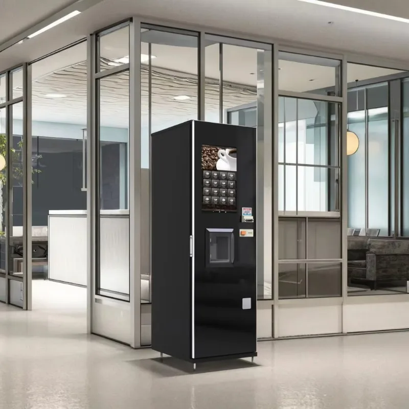 Self Service Automatic Coffee Vending Equipment Commercial Espresso Beverage Maker for Shopping Mall and Business Center