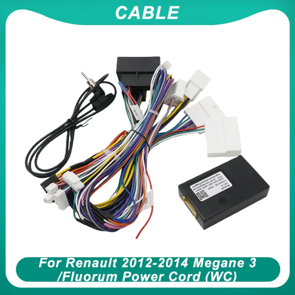

Для Renault Megane 3 Fluence 2012-2014 автомобильный радиоприемник кабель питания жгут проводов адаптер Android плеер установка