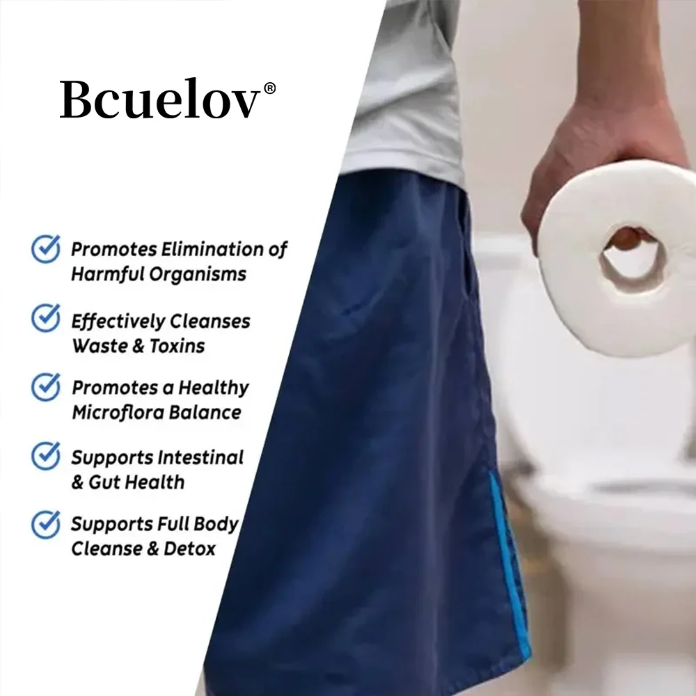 مكمل التخلص من السموم لتنظيف القولون - تنظيف الأمعاء والبروبيوتيك - الهضم الطبيعي والإمساك وتخفيف الأمعاء وصحة الأمعاء