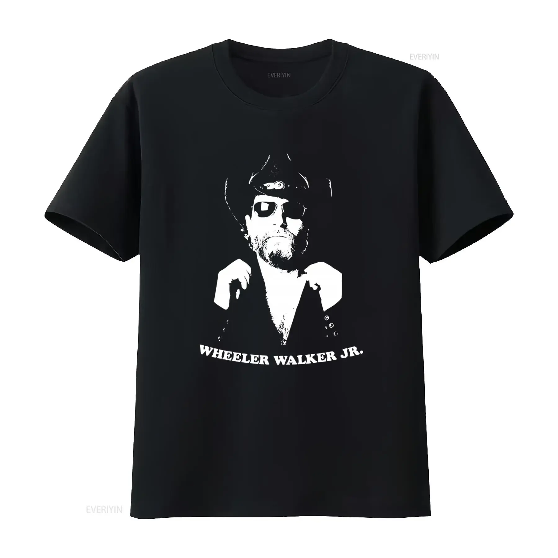 Wheeler Walker Jr Artwork T Shirt For Men Stylish Fashion vintage Washed Slightly Soft Stretched Breathable homme Casual