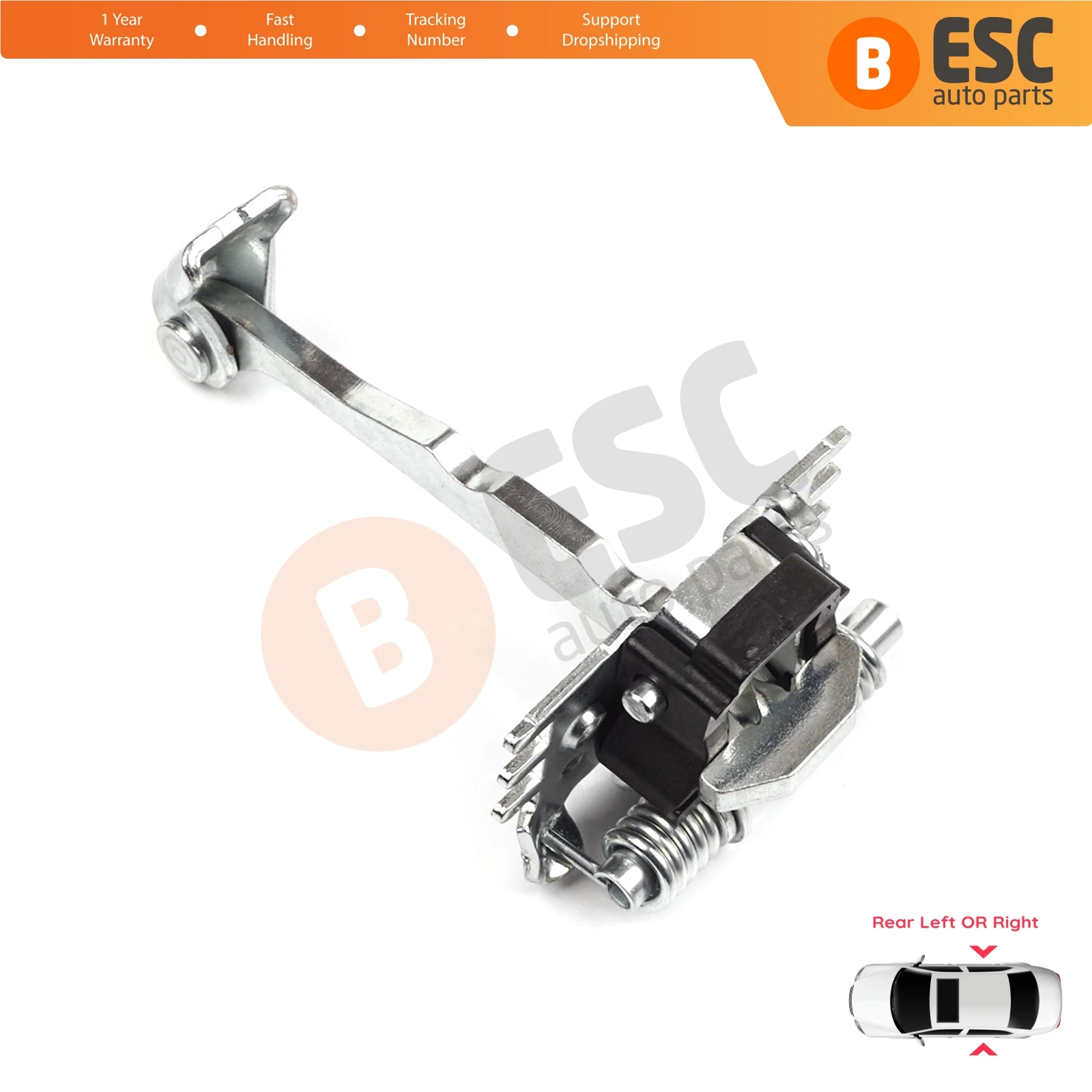 

EDP1259 Rear Left or Right Door Catch Hinge Brake Stop Check Strap Limiter 8200070661 for Renault Espace MK4 J81 JK0/1 2002-2015