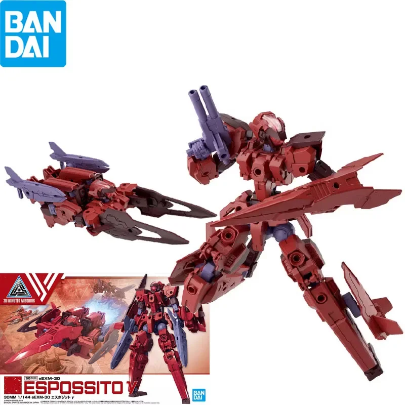 

Bandai Original In Stock 30MM 1/144 EEXM-30 ESPOSSITO Anime Action Figures Collectible Assembly Model Toys Gifts For Boys Kids