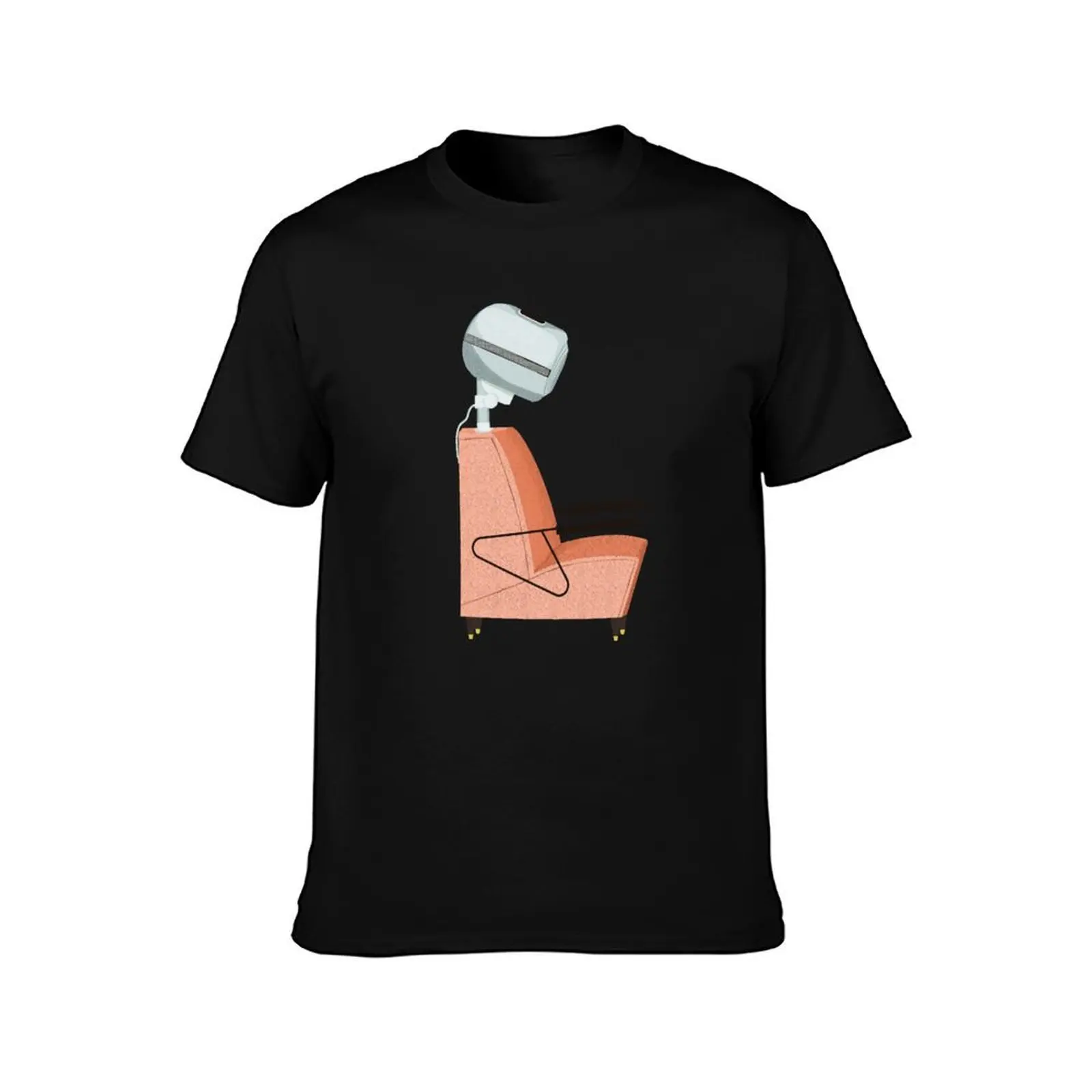 Vintage Salon Chair T-Shirt Modern Style Print T-Shirt