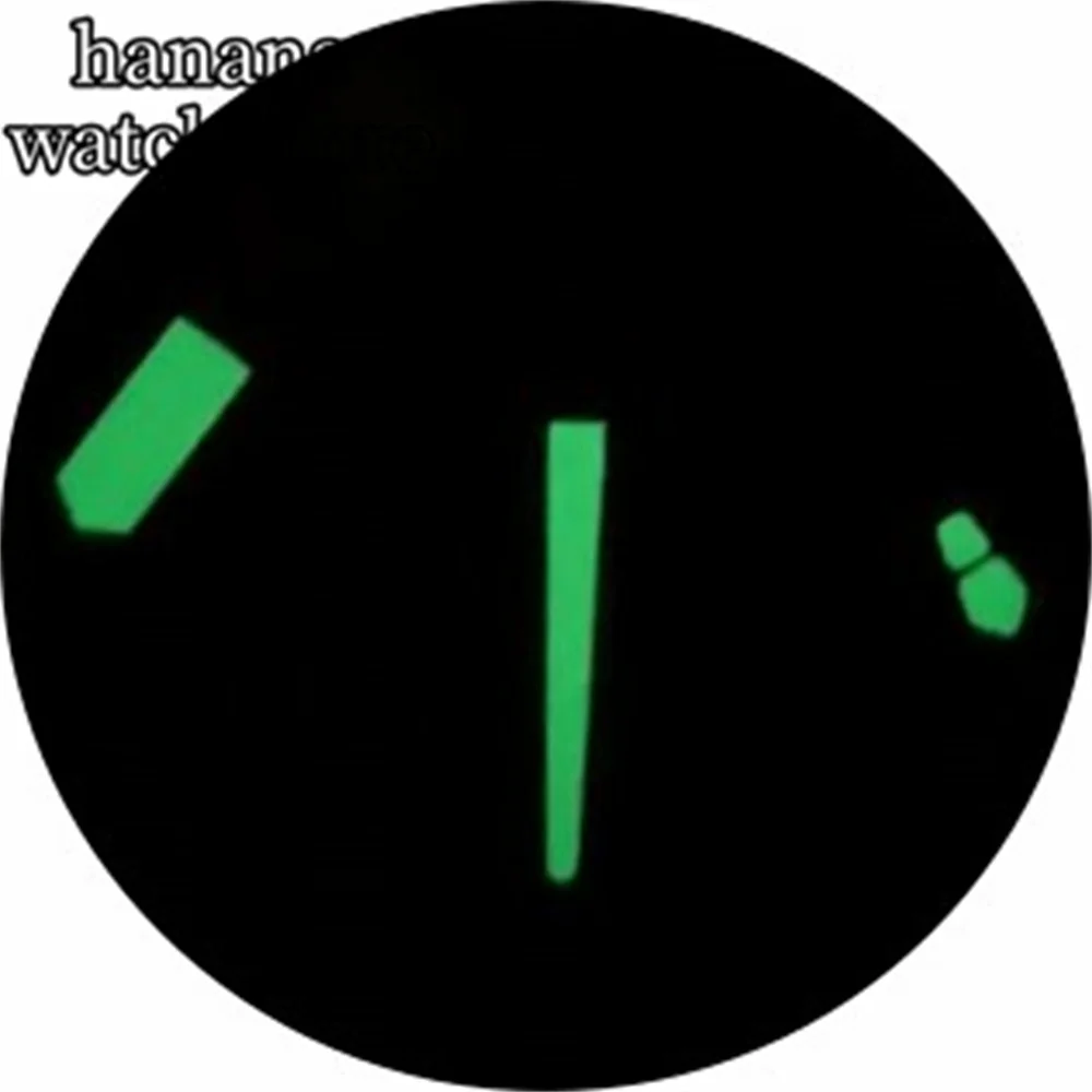 NH35 يد مؤشر الذهب الأسود الأخضر مضيئة تناسب حركة NH35 NH36