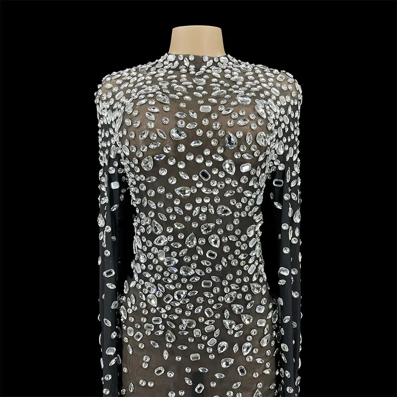 Party Sparkle Crystal Paillettes sexy Abito da sera da ballo Abito da cocktail al ginocchio Abiti eleganti da sera Abiti da compleanno Haute Qualité