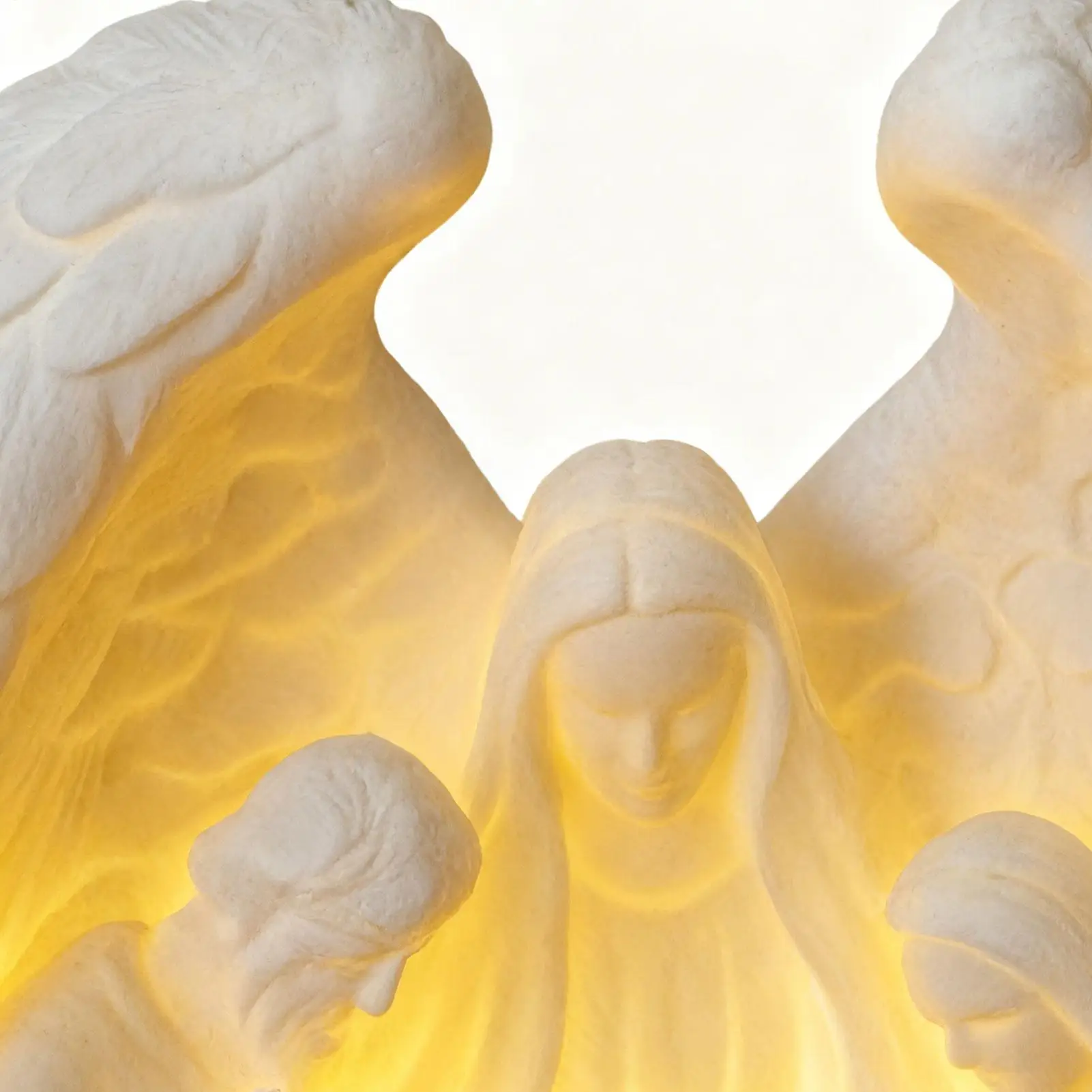 Nativity Scene Candles 3D LED Religious Home Decor Christian Christmas Decor for Holiday Birthday Party Church Dormitory