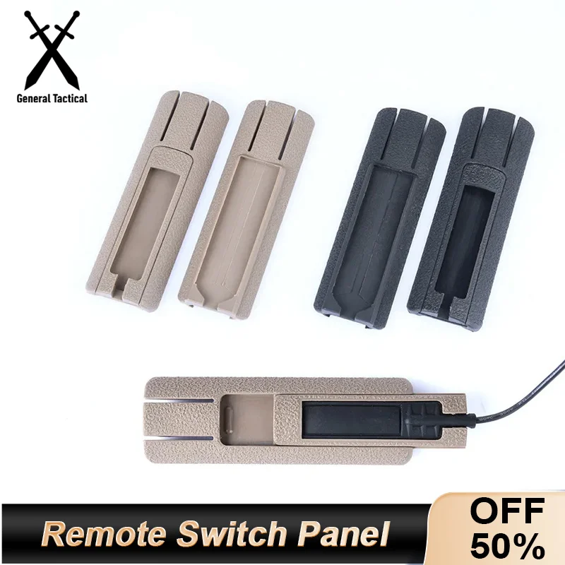 Tactical Airsoft Scar Pocket Panel For Remote Switch DBAL PEQ NGAL CQBL Laser sight M300 M600 Flashlight 20mm Rail Accessories