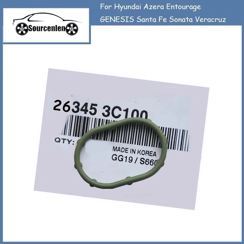 Brand New Genuine Engine Rear Oil Filter Seal 26345-3C100 for Hyundai Azera Entourage GENESIS Santa Fe Sonata Veracruz