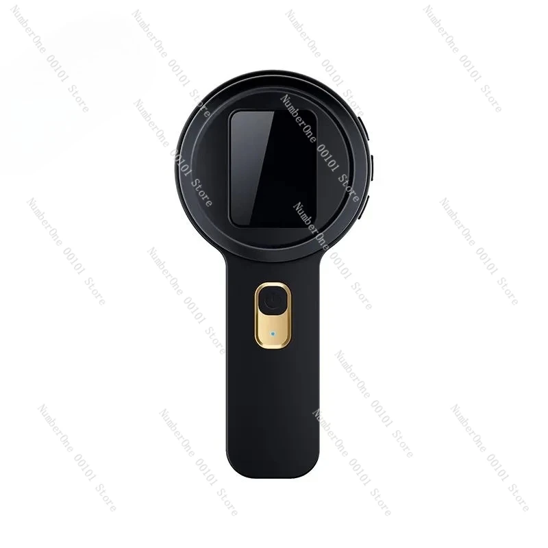 V19 handheld digital microscope - high definition 200x magnifying glass, two-color light source LED microscope