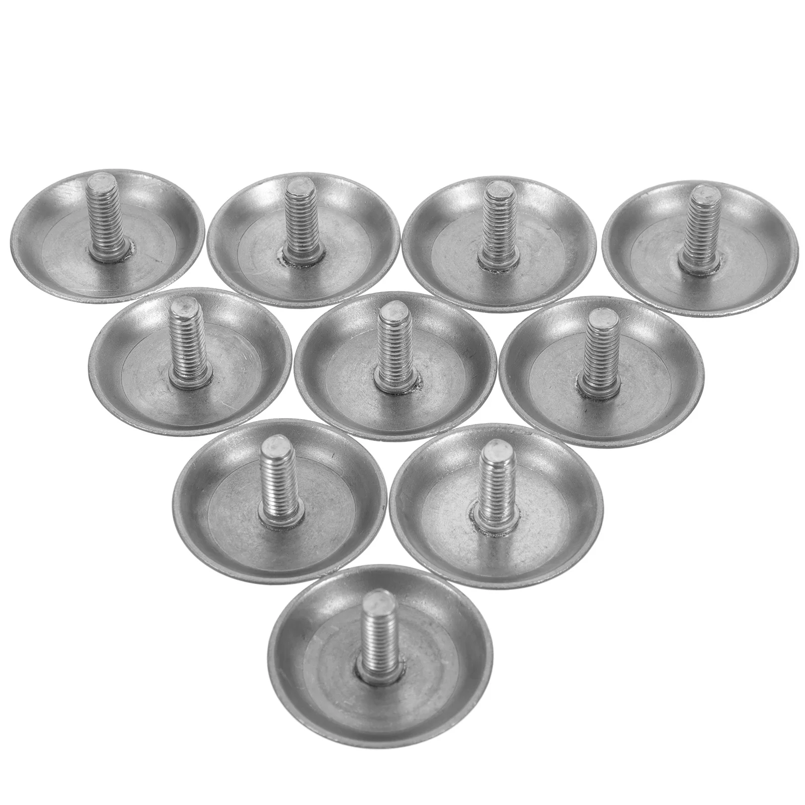 10 قطعة مؤشر تحذير اللمس للأظافر على الطرق العمياء 304 من الفولاذ المقاوم للصدأ مضاد للانزلاق لتوجيه سلامة المطار لمترو الأنفى