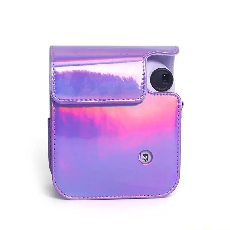 F62C Camera Case PU Leather Soft Cover Bag for Instax Mini 12 Camera Bag Anti-scratch