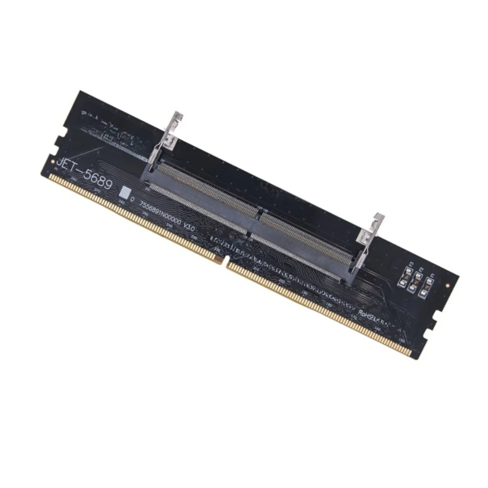 DDR5 SO-DIMM To UDIMM Adapter Card 6-Layer PCB Over-Current Protection Memory Test Board For Laptop For Ram On Desktop