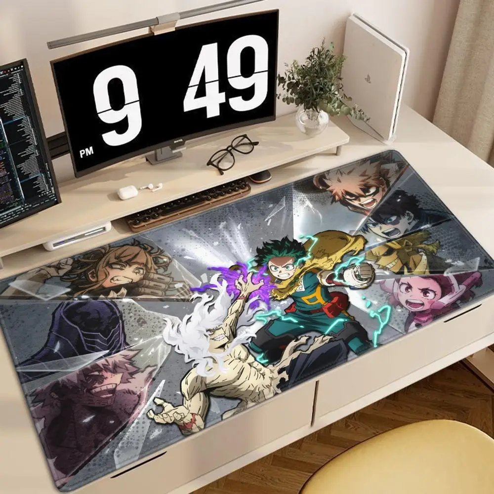 

Mouse Pad Anime My Hero Academia Keyboard Mousepad Large XXL Computer Gaming Accessories Desk Mat Rubber Anti-slip Soft Playmat