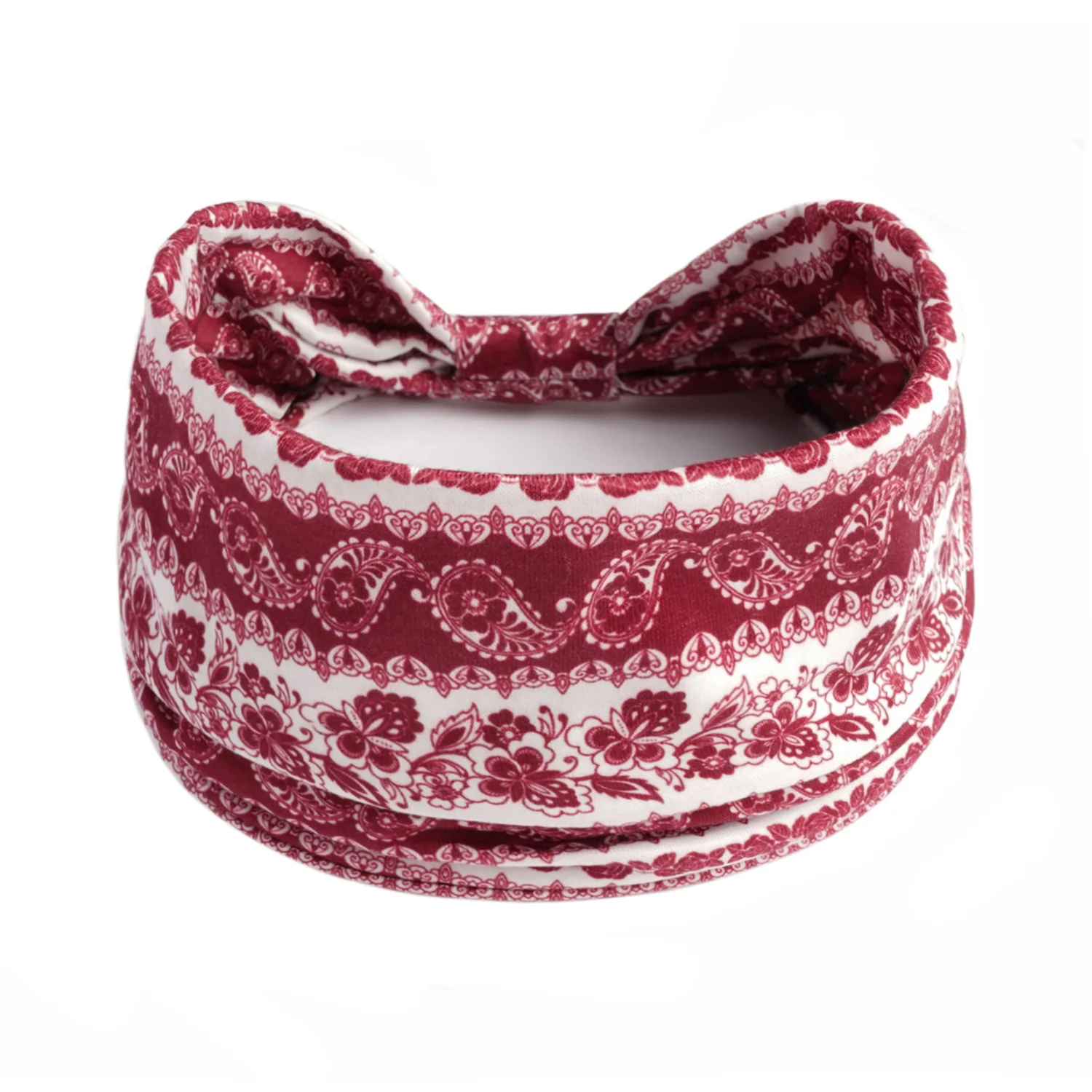 Damen-Stirnband, breit, um das Haar gewickelt, extra großes Kopftuch-Stirnband, für Yoga, Laufen, Schweißabsorption, Sport, elastisches Stirnband – Detail 7