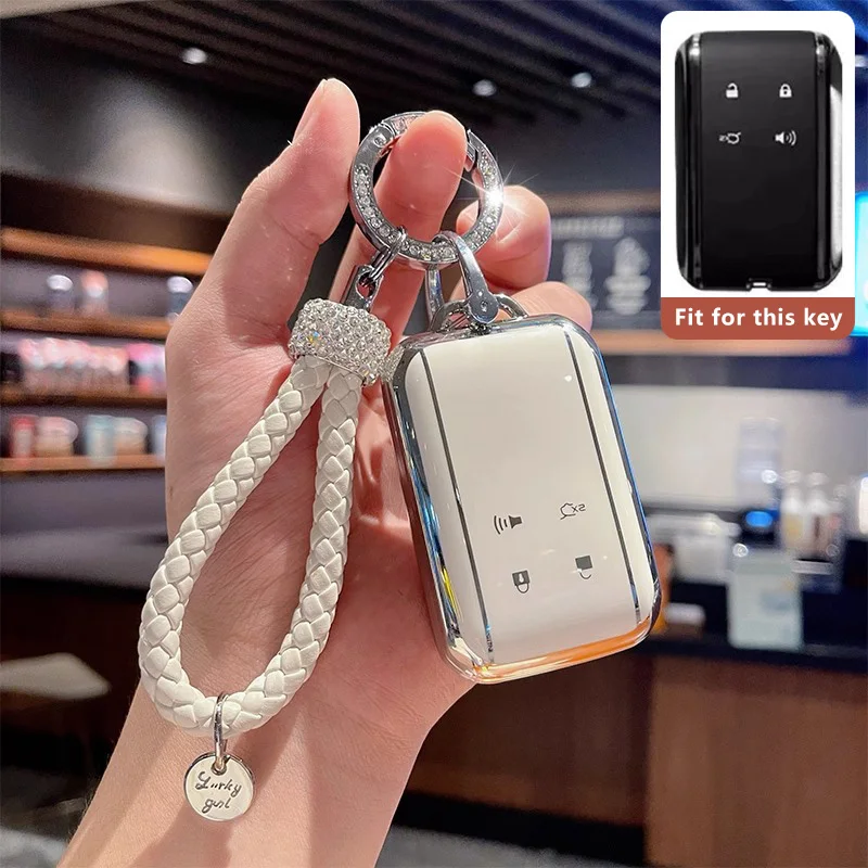 

TPU Car Key Case for Mazda EZ6 EZ-6 EZ-60 EZ60 Remote Cover Bag Shell Keychain Housing Ring Holder Fob Accessories