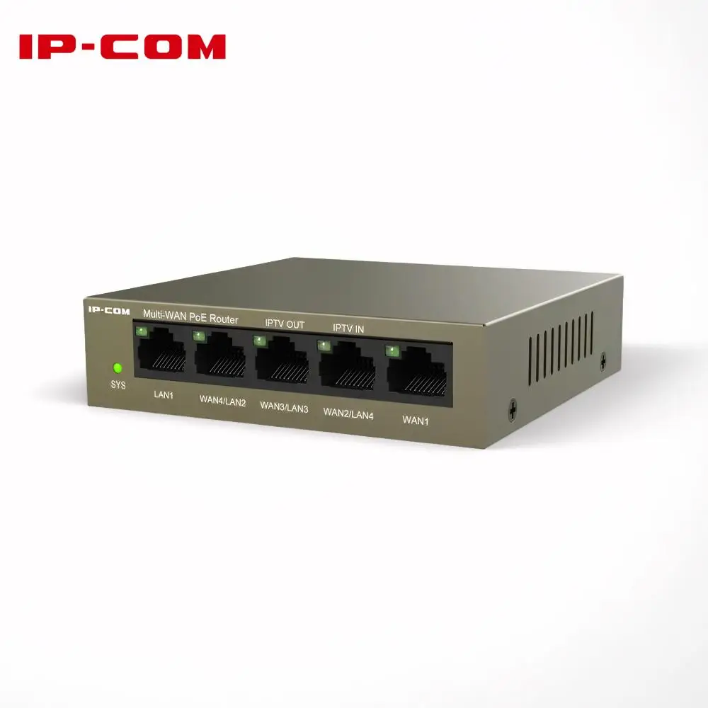 IPCOM M20-POE 5 Ports Gigabit POE Router AP Controller Integrated AP Management Fast And Seamless Roaming MESH Router Web Manage