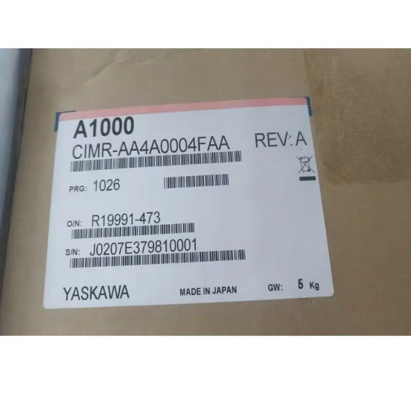 

New A1000 frequency converter CIMR-AA4A0004FAA heavy load 0.75kw, light load 1.5kw, fast delivery