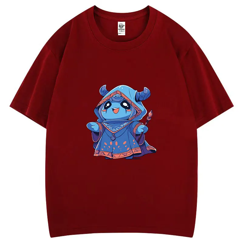 

Dynamic Pose Game Character Cartoon Graphic Cotton T Shirt Girl Humor T-shirt Trend Tops Ropa Mujer Street Fashion Cool Novelty