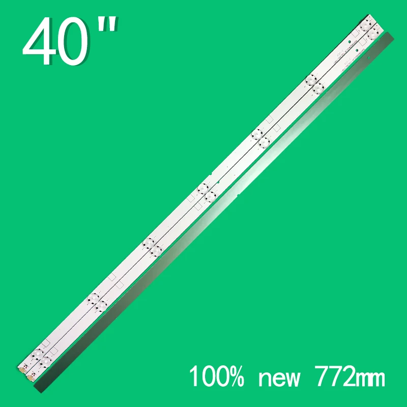 led backlight strip 772mm 7leds 3v for LC40SA5100M 40SA5100 40SA5200M RUNTKB620WJZZ_40