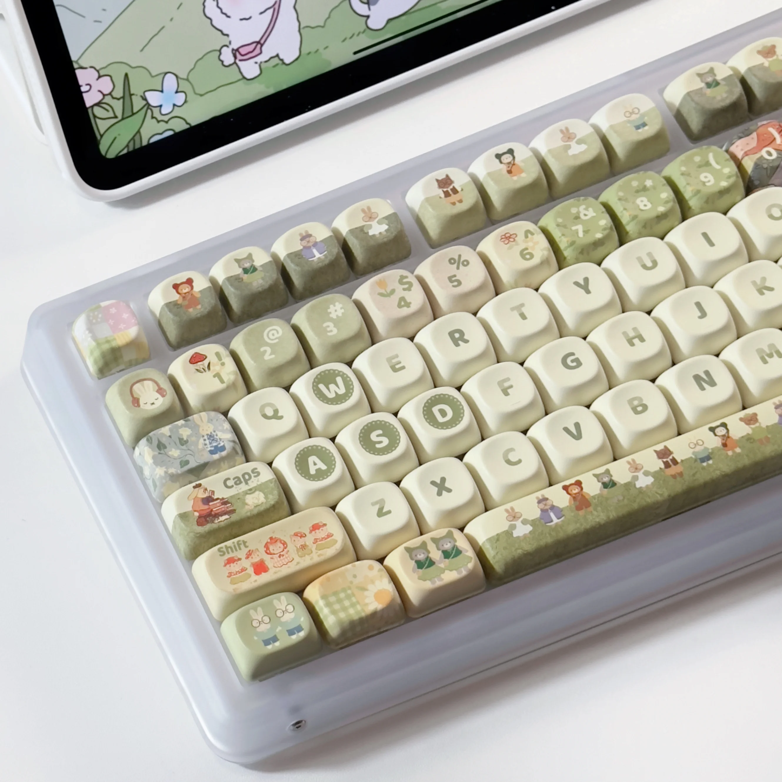 

Keycaps Mechanical keyboard xoa keycaps Customized bluetooth keyboard keycaps Cute keycap keys