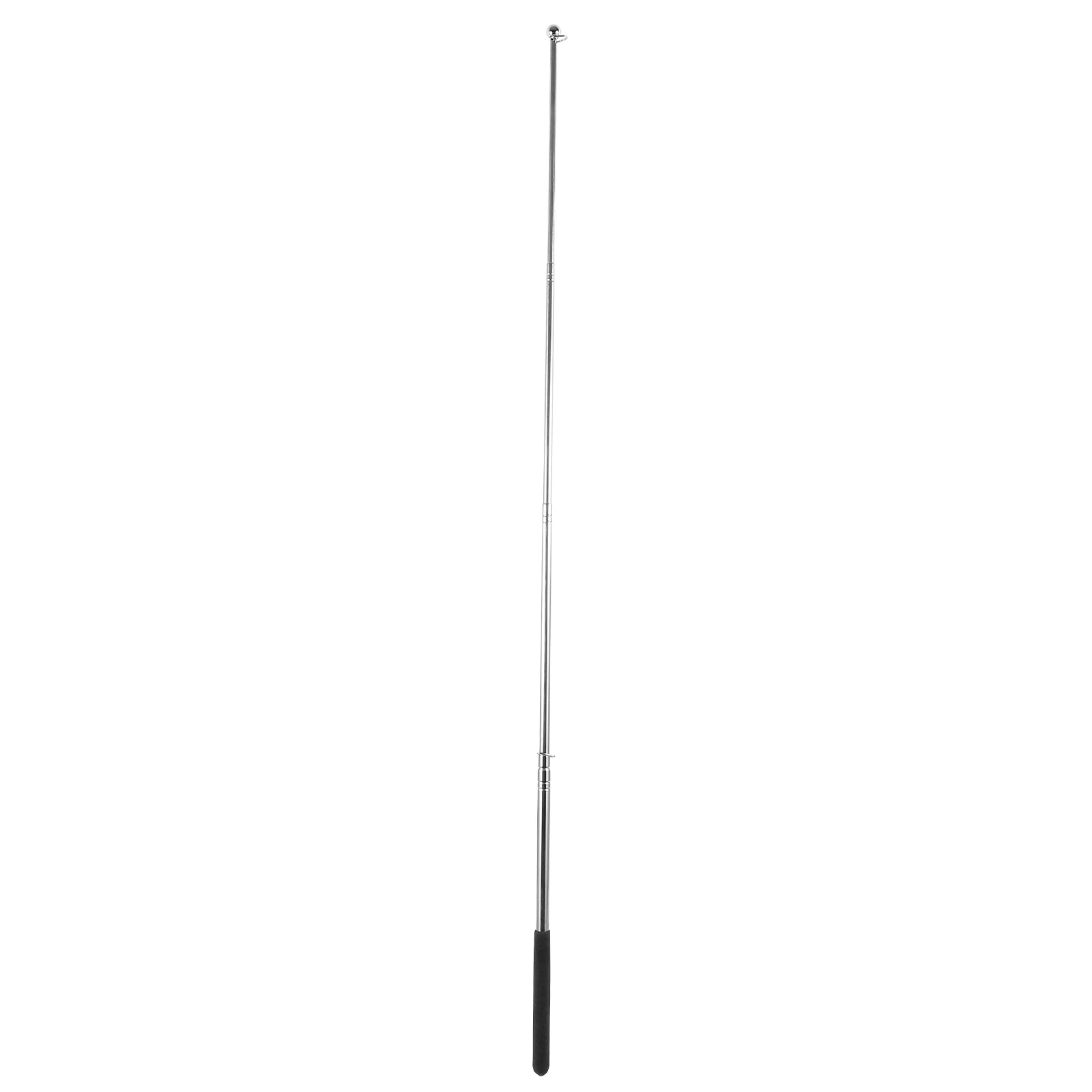 Asta de bandera multiusos, soporte para cinta de baile, mástil de bandera de mano, varillas retráctiles, accesorio telescópico, anillo para cinturón