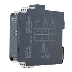 DC 4-20ma input analog signal isolator converter / signal splitter with 4-20ma output