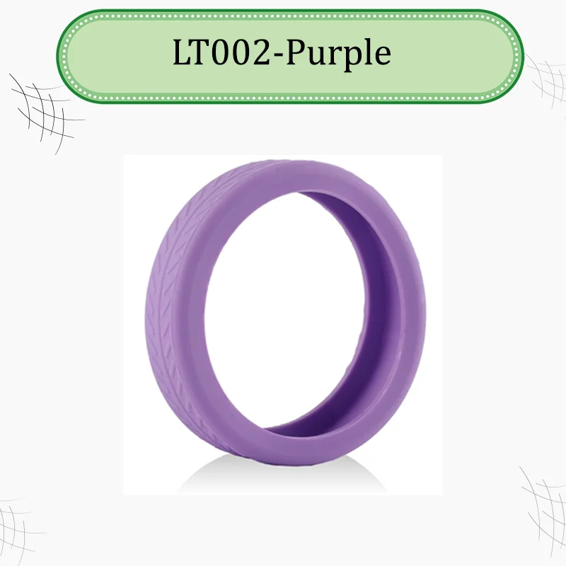 For LT002 Ultra-Quiet Luggage Accessories Durable Rubber Wheels Reduce Noise Universal Wheel Replacement Covers