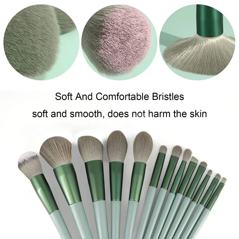 13Pcs Makeup Brush Set Make Up Concealer Brush Blush Powder Brush Eye Shadow Highlighter Foundation Brushs Cosmetic Beauty Tools