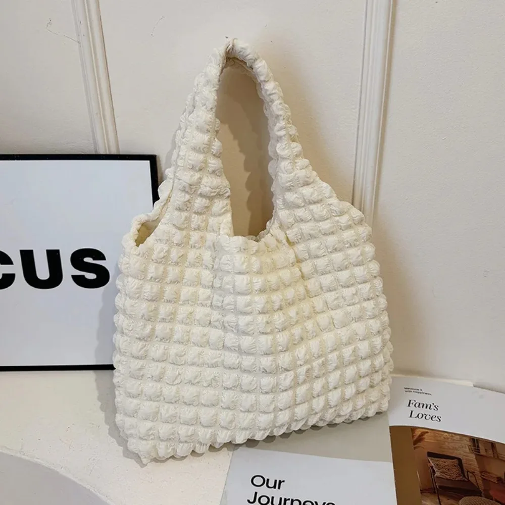 

Новинка 2025 года, плиссированная сумка-жилет на одно плечо Cloud Bubble, простая сумка, дизайнерские сумки через плечо большой вместимости