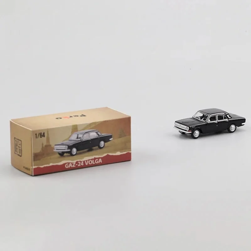 Perka 1:64 スケール GAZ-24 ヴォルガ合金車モデル装飾品お土産