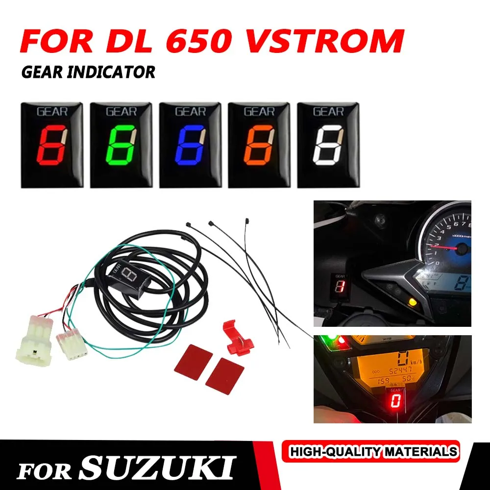 

For Suzuki DL650 DL 650 Vstrom 2012-2017 2018 2019 Motorcycle Accessories LED 1-6 Gear Indicator Speed Instrument Meter.