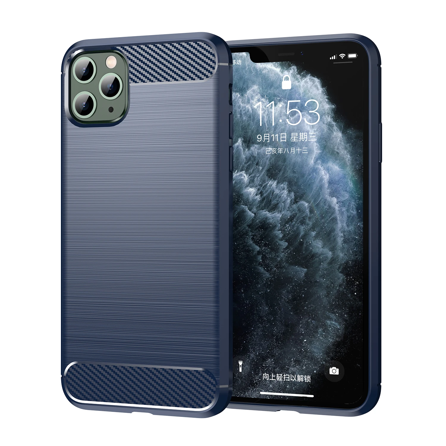 For iPhone 11 Pro Max iphone11pro max Luxury Matte Case Soft Silicone Back Cover for iphone 11pro max Protective Phone Cases image 5