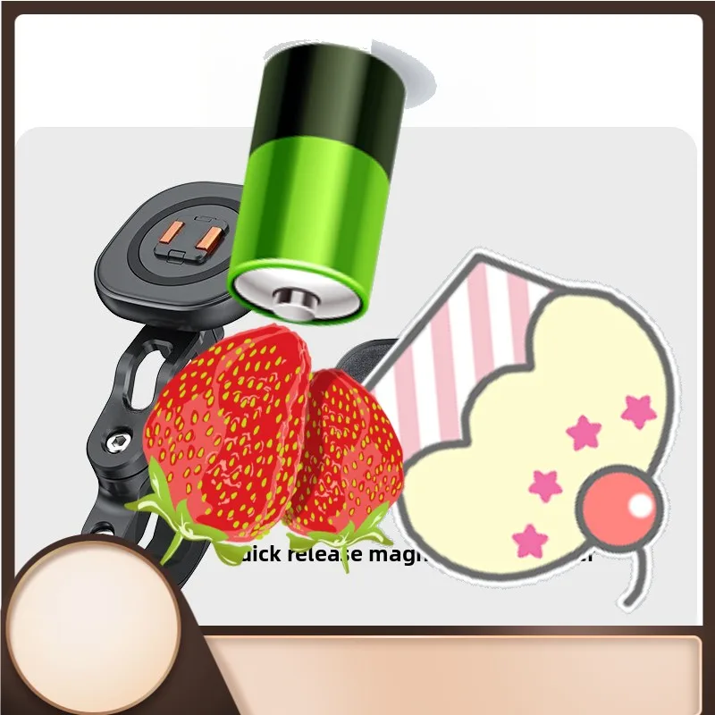 

Подставка для телефона, магнитный быстросъемный держатель для телефона для мотоцикла и велосипеда для Iphone 15, 14, 13, 12, противоударный навигационный держатель для телефона