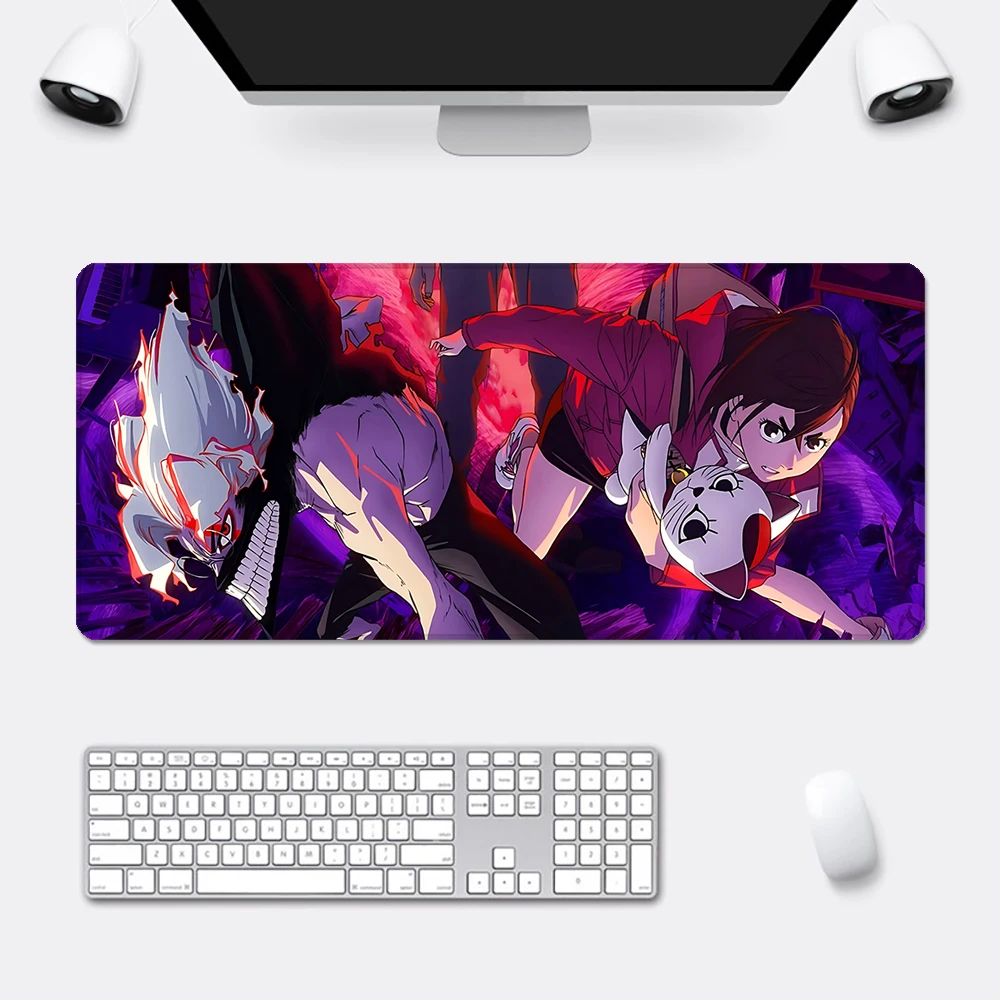Anime manga ghost boy DAN Mousepad HD Printing Computer Gamers Locking Edge Non-slip Mouse Pad XXL90x40cm Keyboard PC Desk Pad