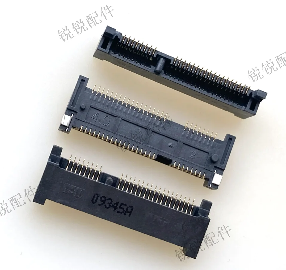 For  MINI PCIE 52P patch card slot 4.0H msata slot card connector Wireless communication socket