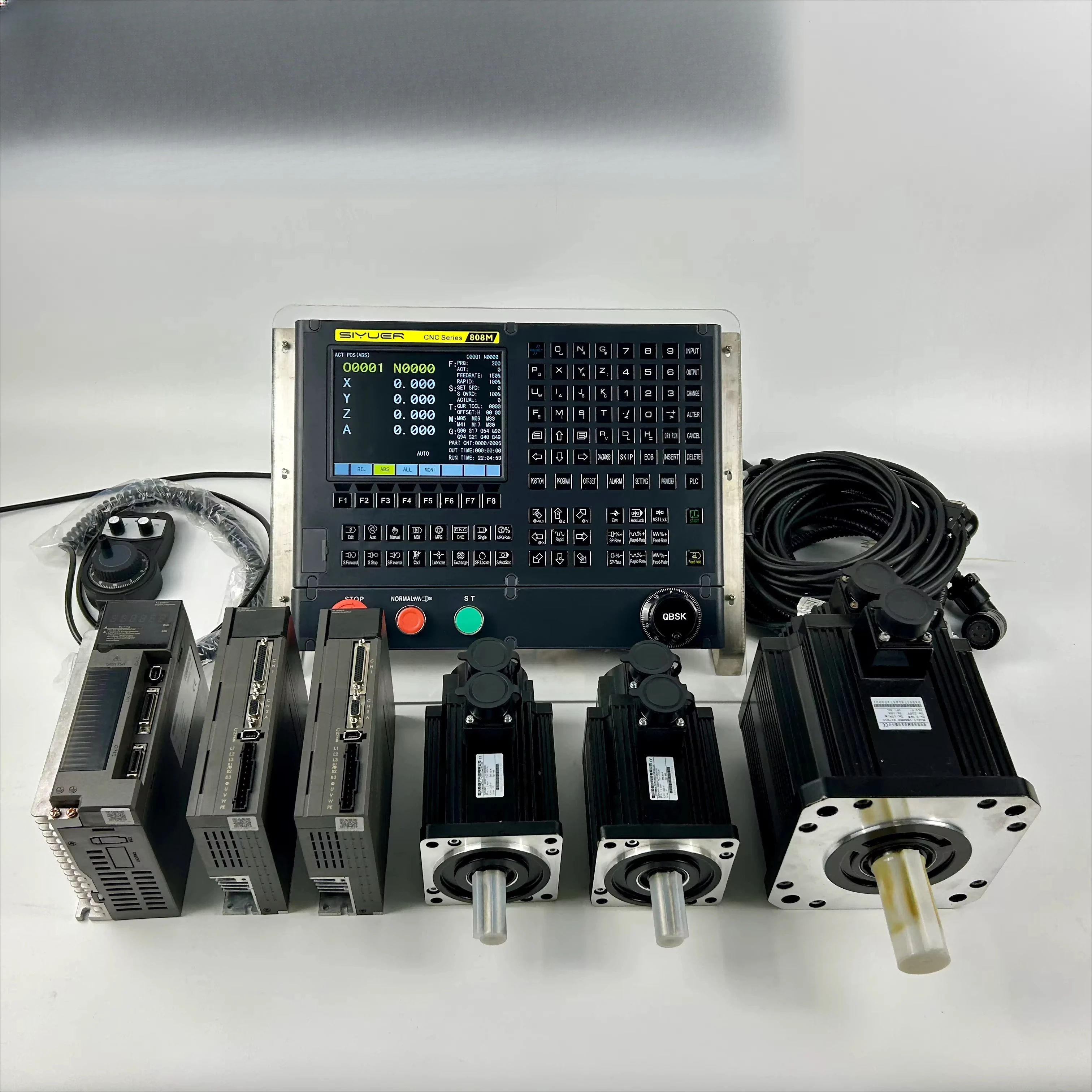 3 axis numerical control milling machine servo system programming controller replaced GSK 218m