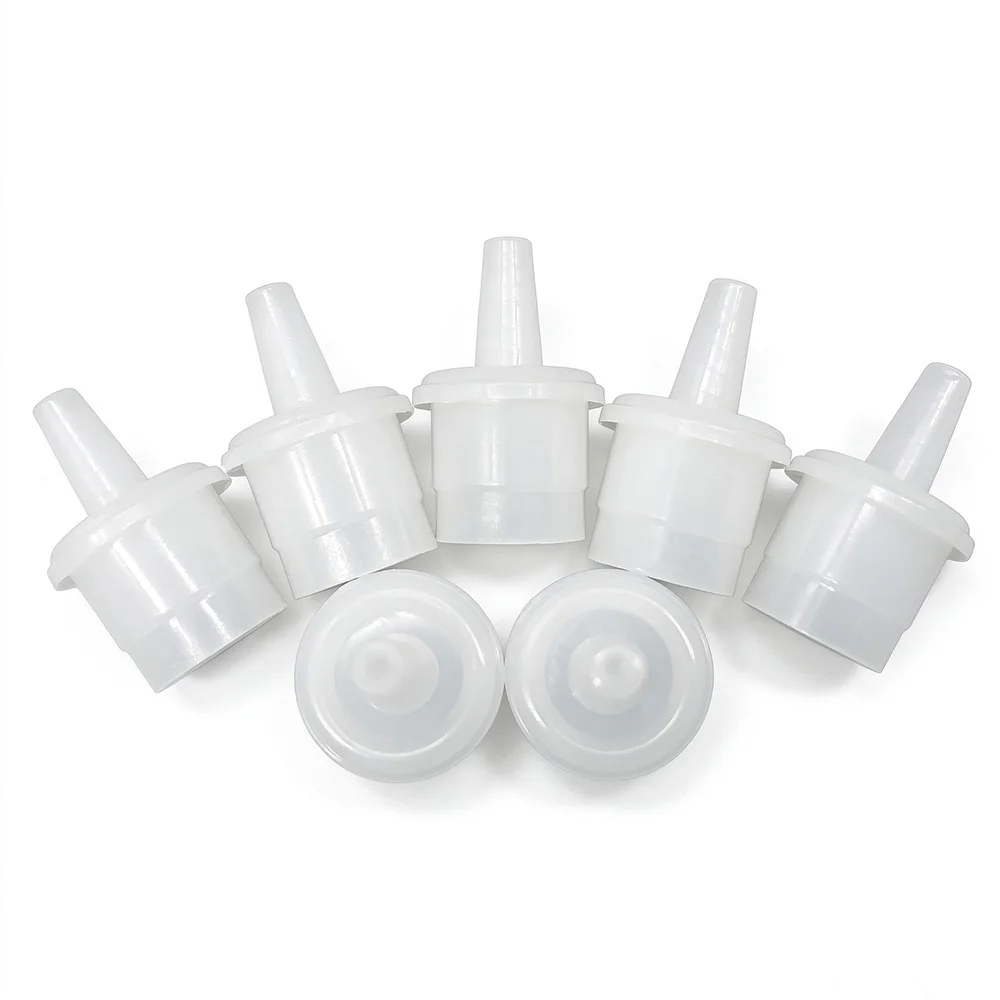 20Pcs Eyelash Glue Bottle Plug Adhesive Cup Nozzle Adhesive Holder Stopper Individual Eyelashes False Lash Extension Tools