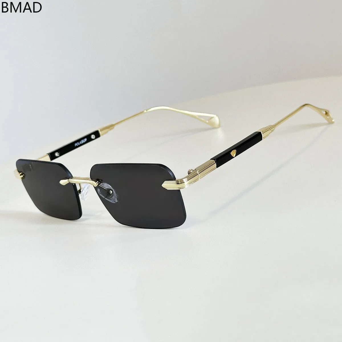 Luxury Sunglasses Rimless Sunglasses Vacation Sunglass Square Vintage Glasses UV400 Protection Oculos Gafas Lentes Dropshipping