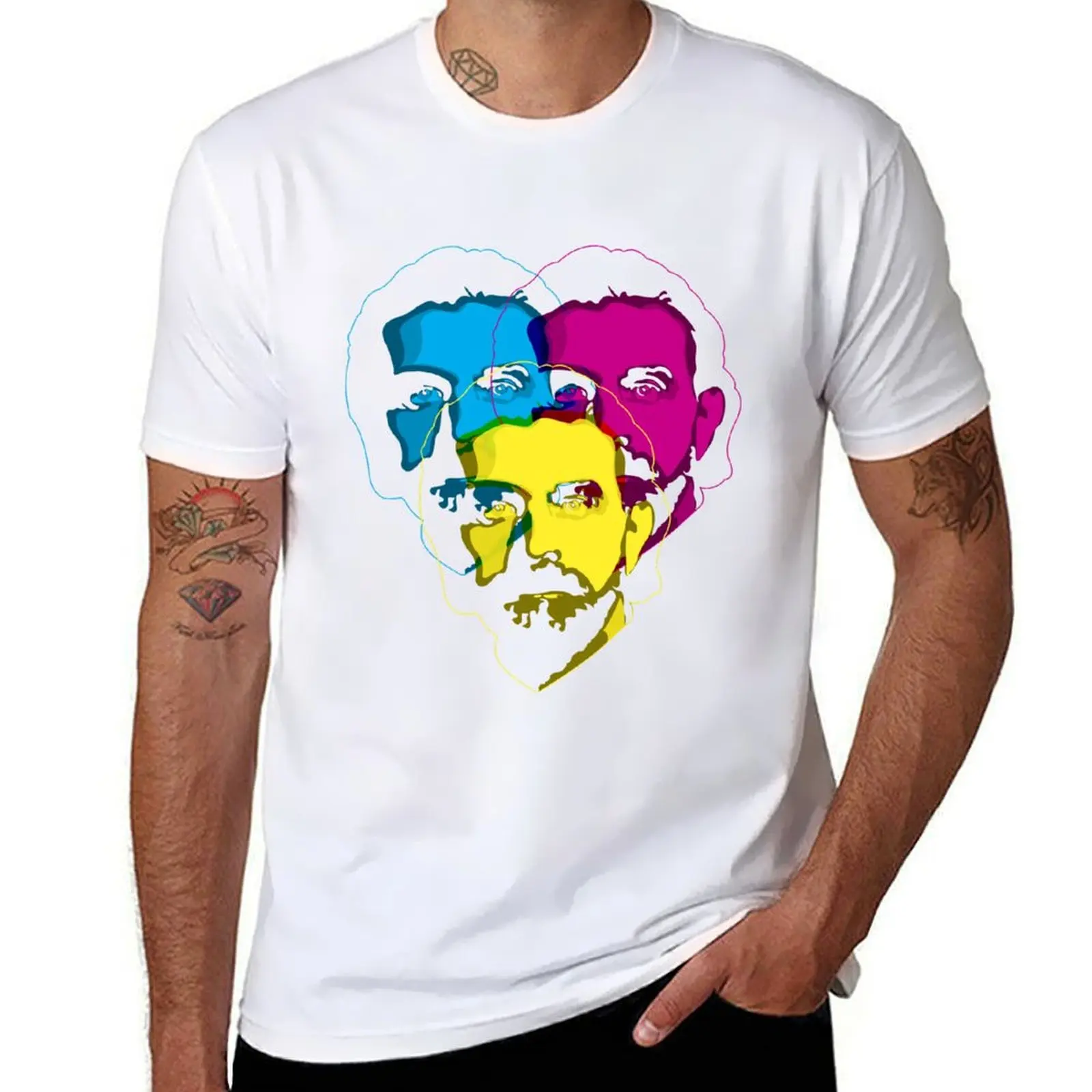 

BJ Palmer CMYK3 T-Shirt t shirt man cotton funny t shirts cotton graphic t shirts for man T-Shirt