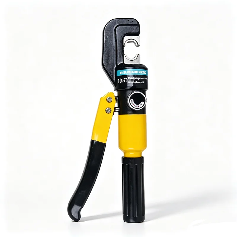Integral Hydraulic Crimping Tool 4-70mm² Hydraulic Wire Crimper 8T Cable Terminal Crimping Pliers for Copper Aluminum Lugs