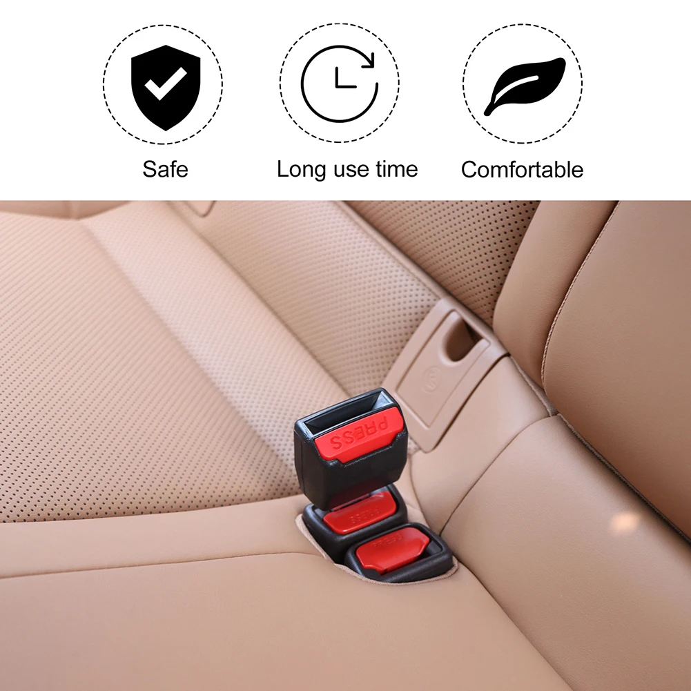 Car Seat Belt Clip Extension Universal Car Buckle Extender Safety Belt Extension Seatbelt Lock Buckle Plug Car Accessories