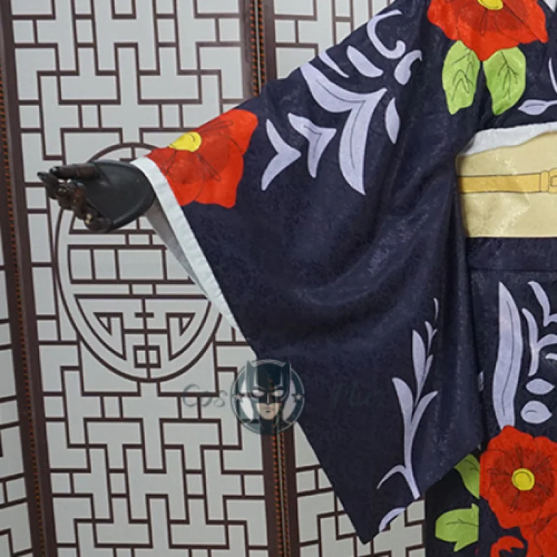 Tamayo-Disfraz de Anime Demon Slayer para adulto, hermoso Kimono Floral, ropa, uniforme de juego de rol para fiesta de Carnaval y Halloween