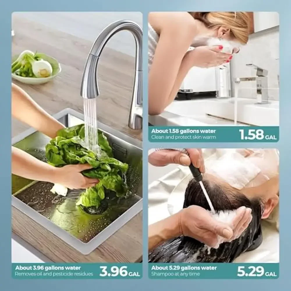 حزمة سخان مياه كهربائي صغير الحجم مدمج 2.5/4.0 جالون ماء ساخن فوري من الفولاذ المقاوم للصدأ عالي الكفاءة معتمد من CSA