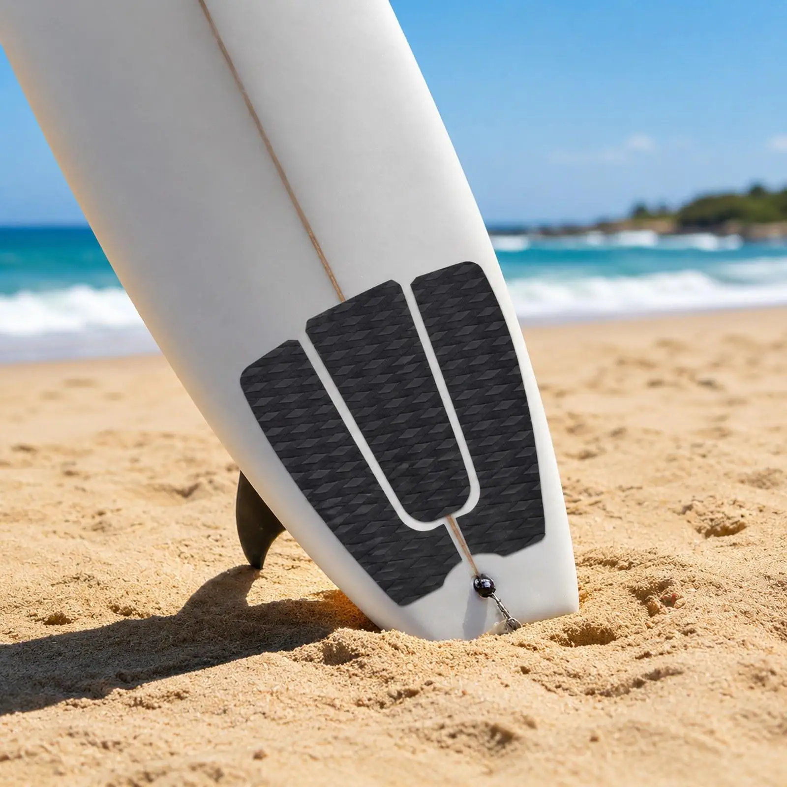 Almofada de Tração para Skimboard Antiderrapante em EVA, Tapete Ajustável para Deck, Acessório para Esportes Aquáticos para Prancha de Surf e Stand Up Paddle