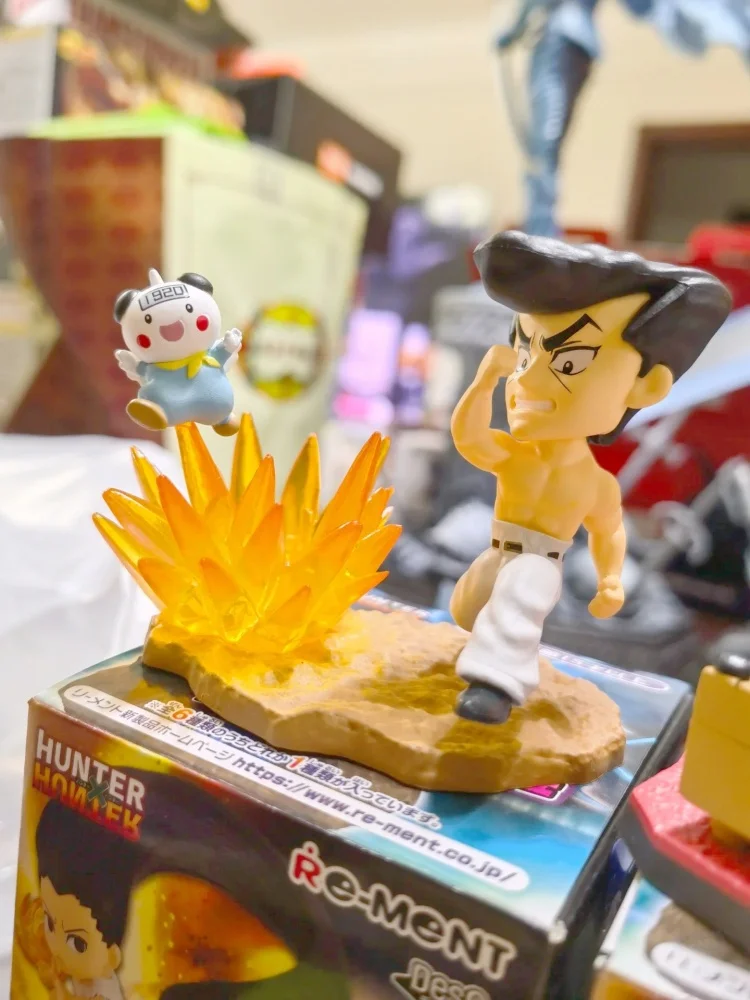 Oryginalny Re-Ment Full-Time Hunter Figurka na Biurko P4hunter Miniaturowy Model Sceny Ręcznie Robiony Blind Box Prezent Urodzinowy dla Dziecka